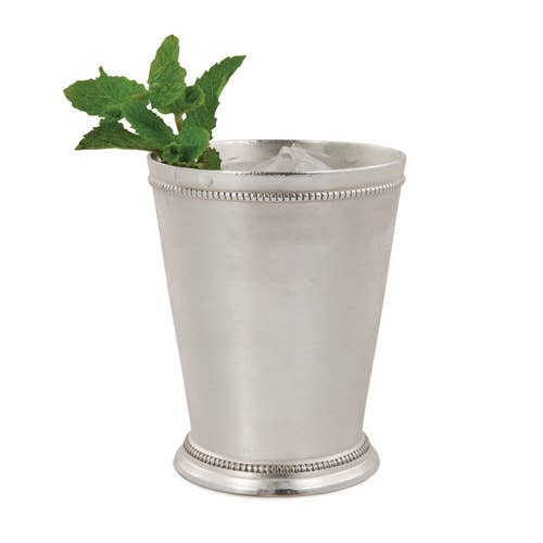 Silver-Plated Solid-Brass Vintage Mint Julep Cup