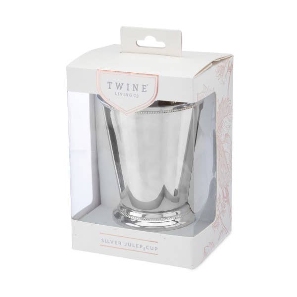 Silver-Plated Solid-Brass Vintage Mint Julep Cup