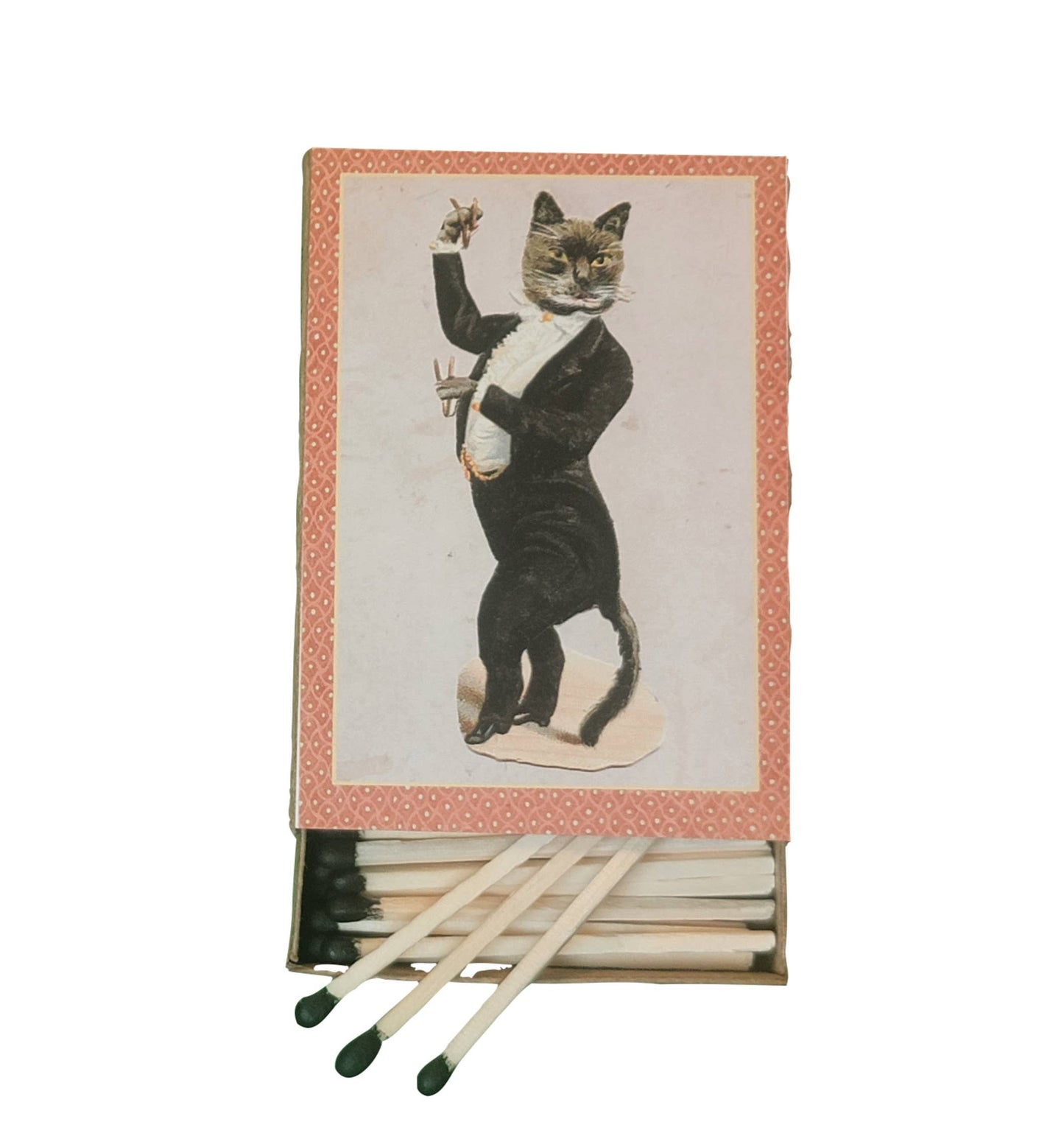 "Dapper Cats" Handmade Decorator Matchbox Lot