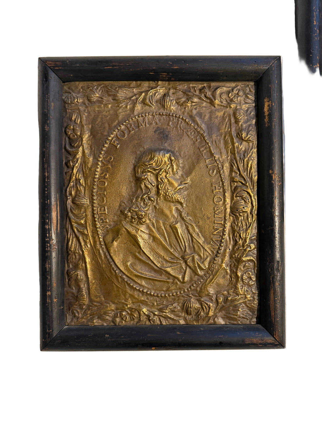 18th Century Bronze Framed Mary and Jesus