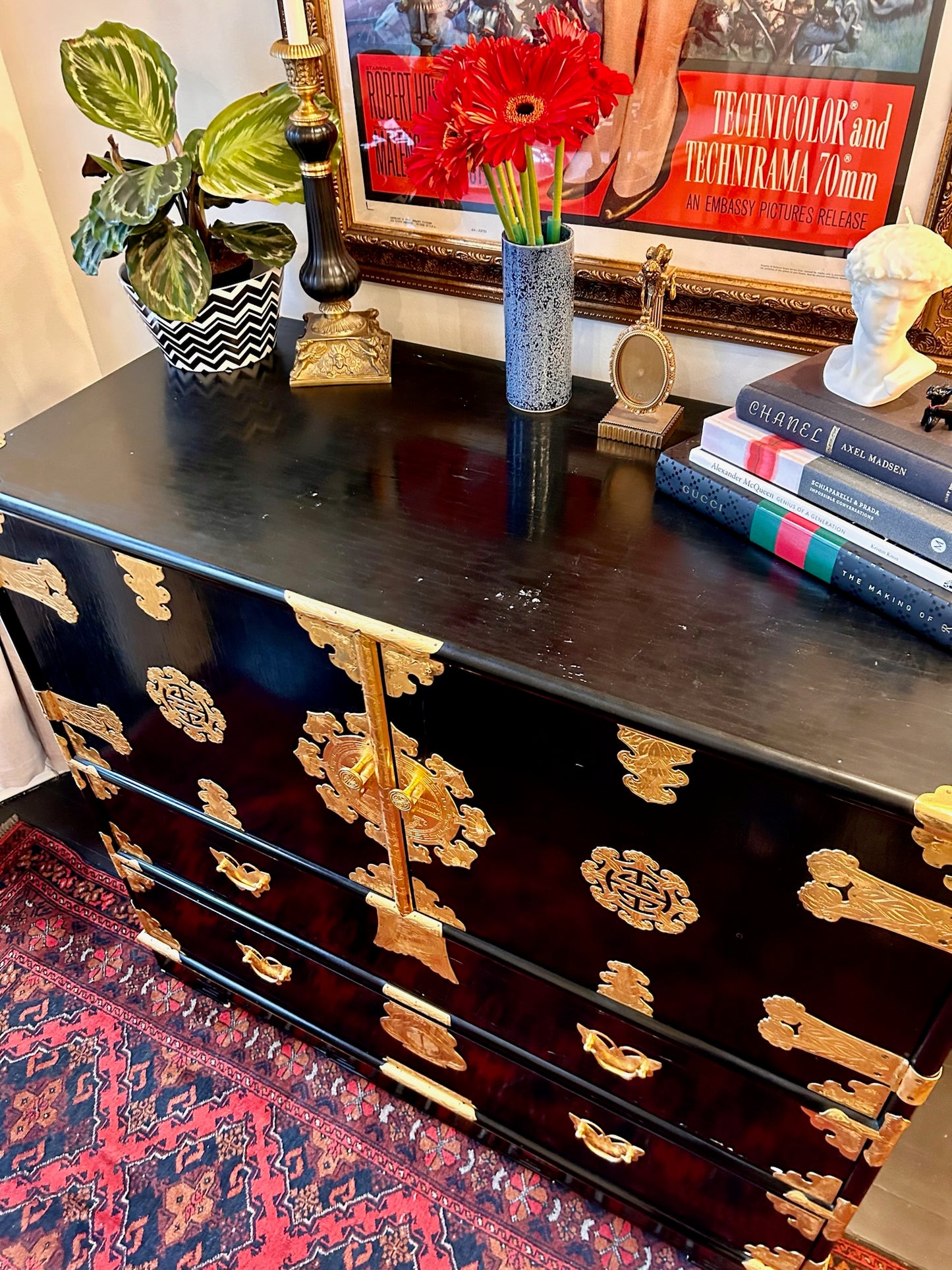 Black & Gold Cabinet