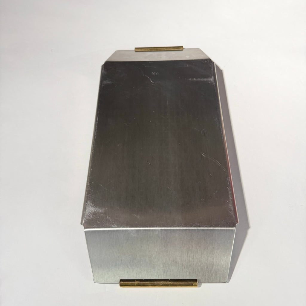 Anna Bulgheroni Chrome & Brass Serving Tray