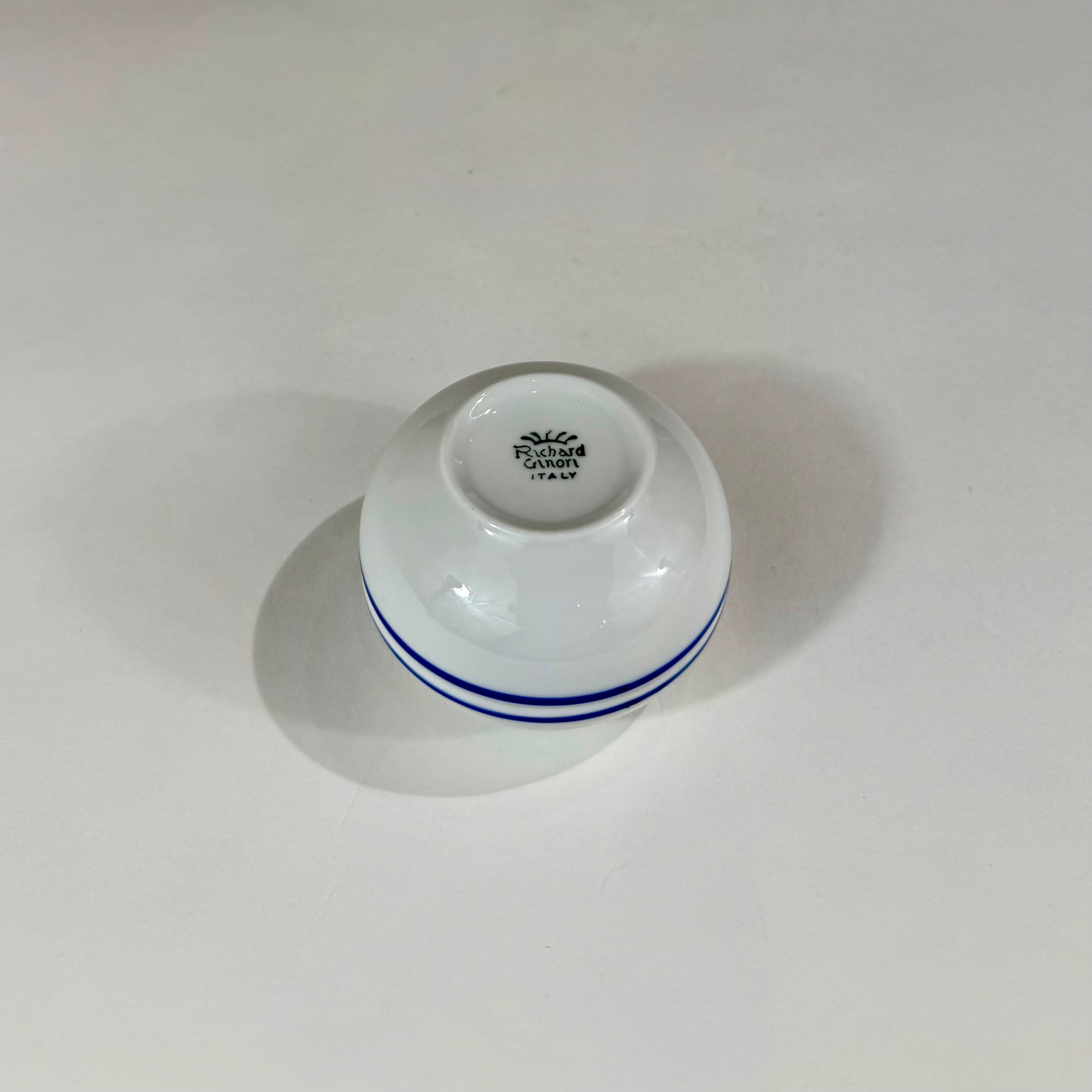 Richard Ginori Striped Porcelain Pill Box