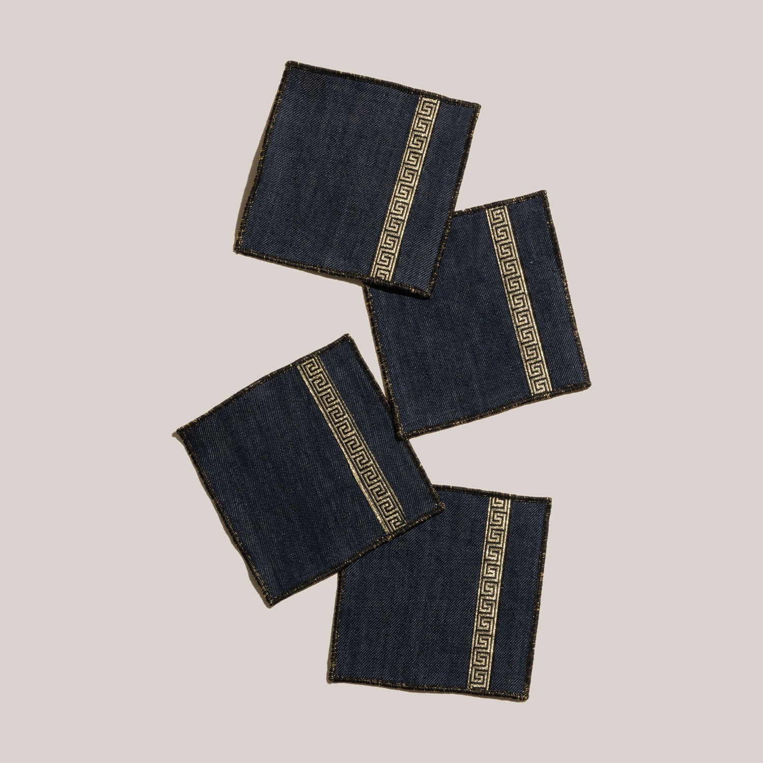 Grecian Cocktail Napkins | Set of 4