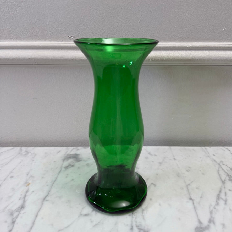 Green Art Glass Vase