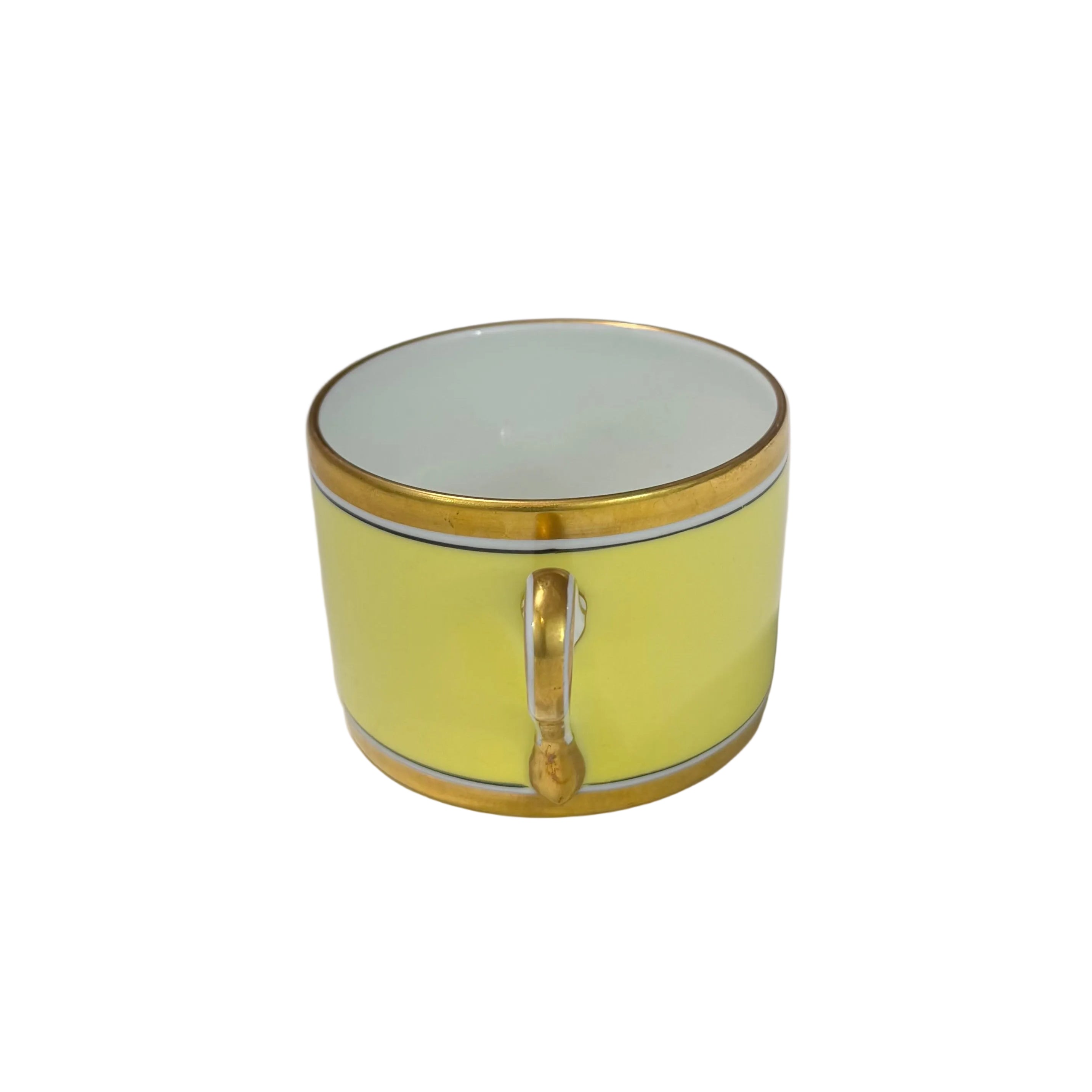 Ginori Impero Yellow  Cup and Saucer