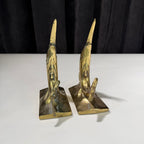 Pair Decorative Brass Sailfish Bookends