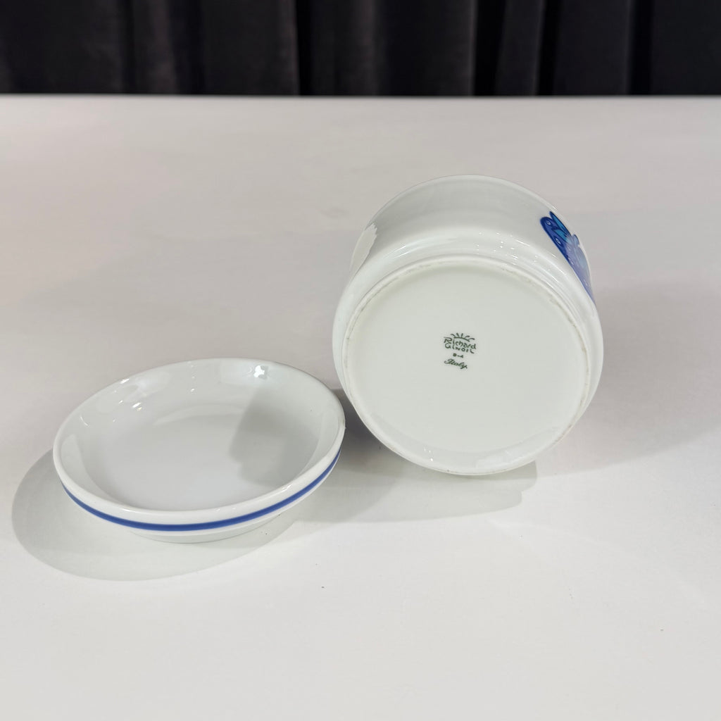 Richard Ginori "Fragoletta" Blue Strawberry Tea & Coffee Service