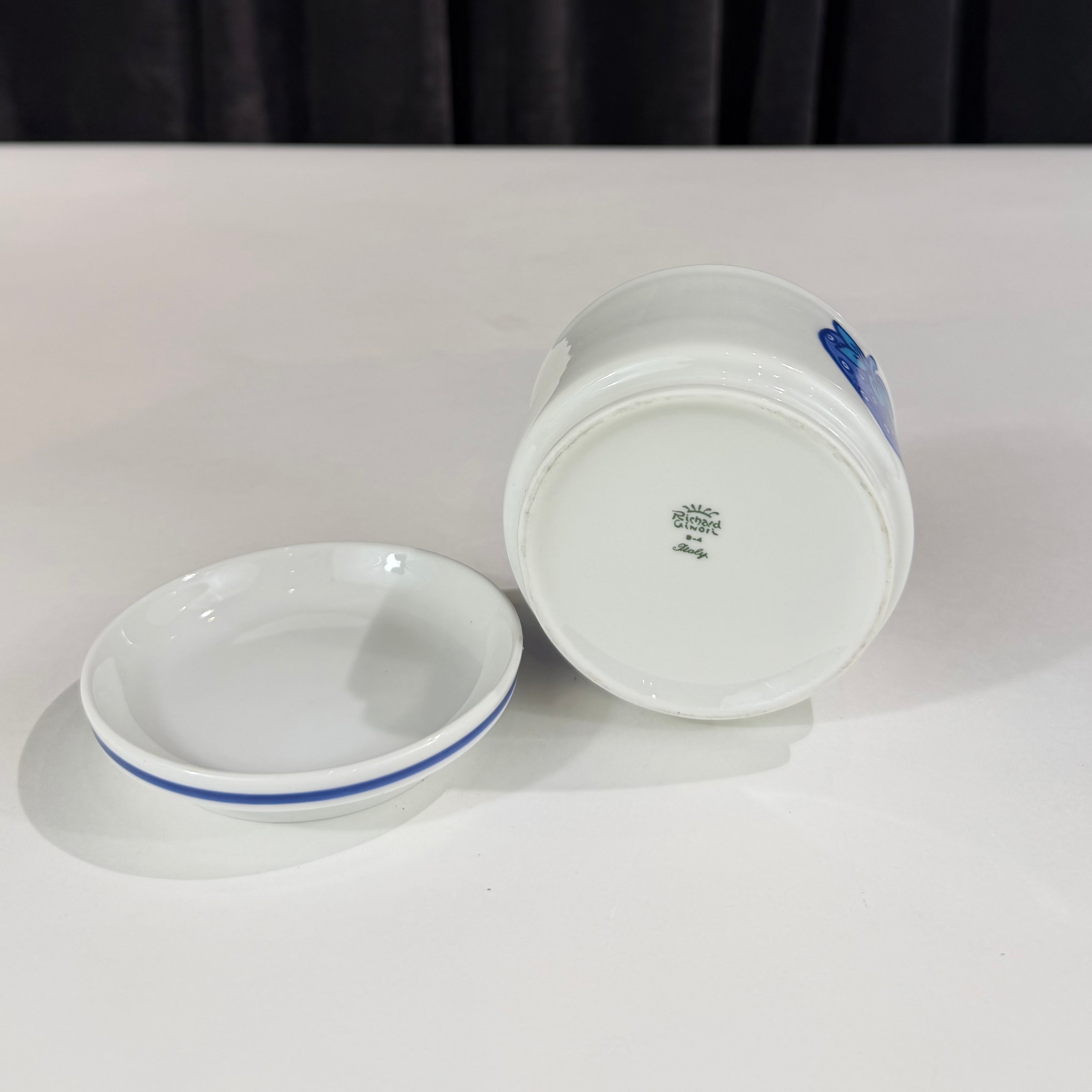 Richard Ginori "Fragoletta" Blue Strawberry Tea & Coffee Service