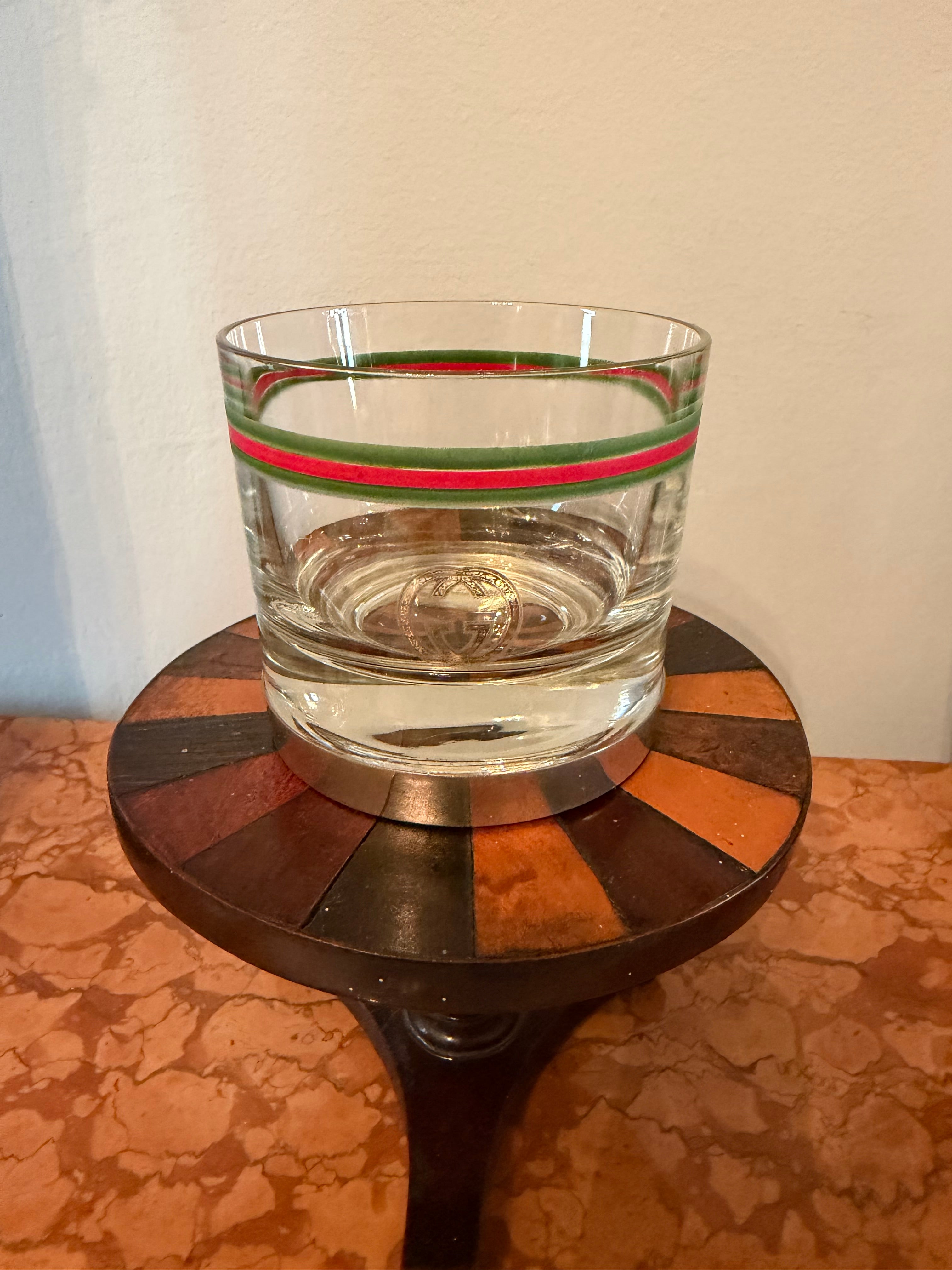 Gucci Glassware Set-Rocks Glasses & Pitcher