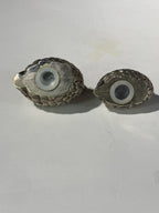 Silver Salt & Pepper Quail Shakers