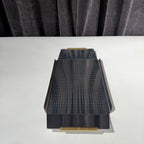 Anna Bulgheroni Chrome & Brass Serving Tray