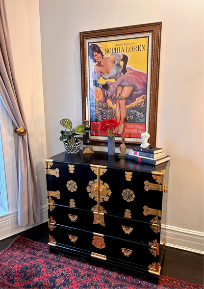 Black & Gold Cabinet