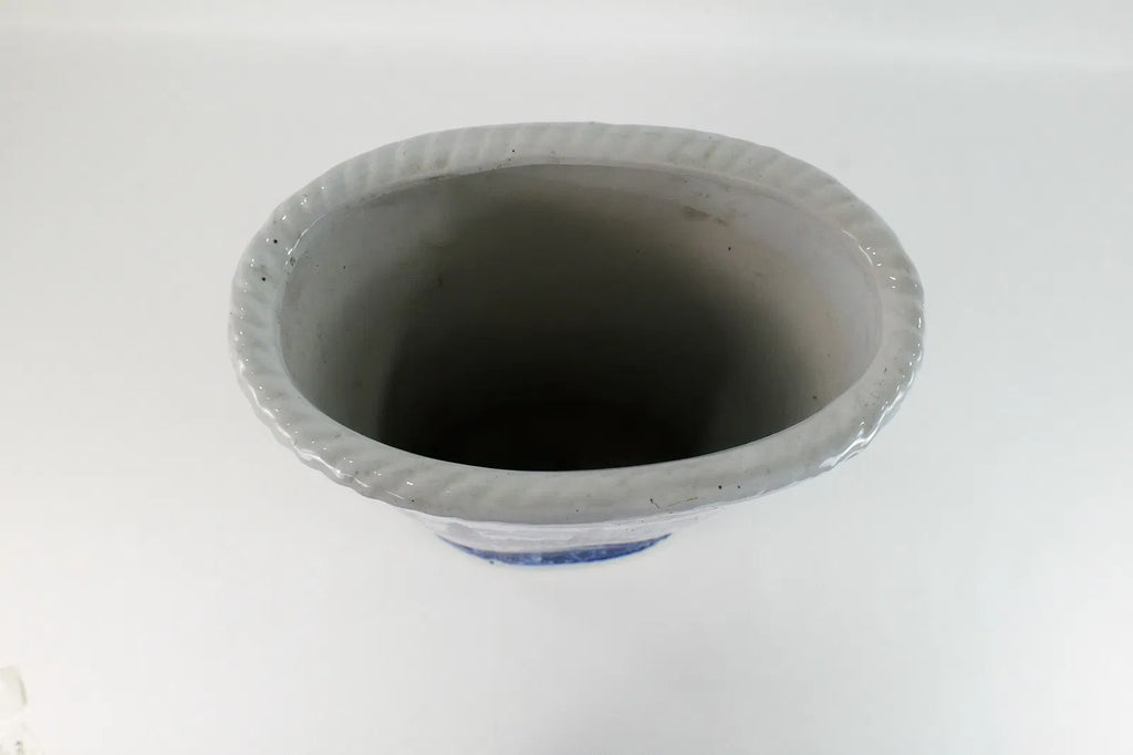 Ironstone Flow Blue Style Umbrella Stand