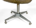 Swan Chair with Copper & Distressed leather