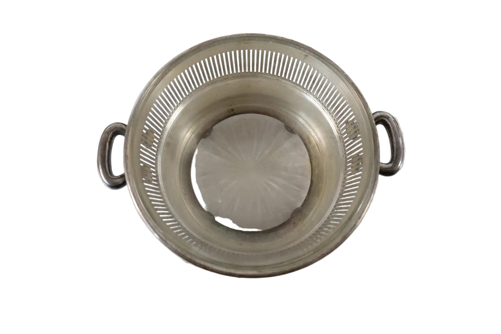 Gorham Silver and Crystal Wine Casket