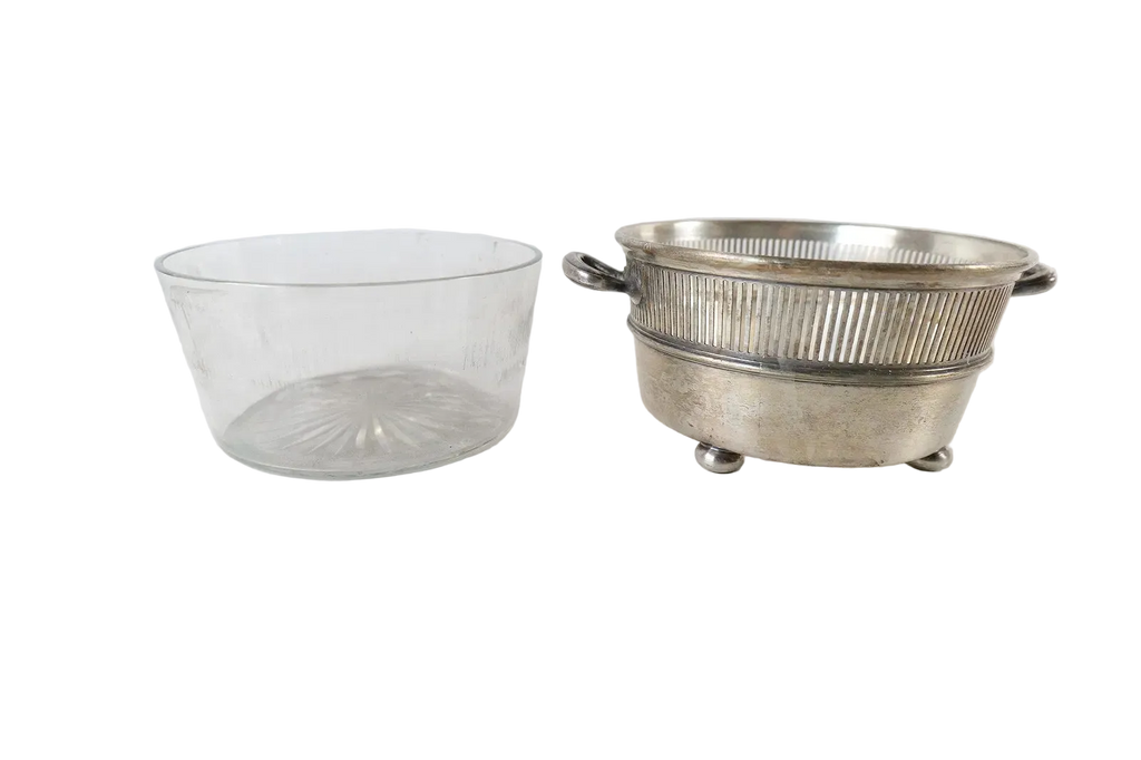 Gorham Silver and Crystal Wine Casket