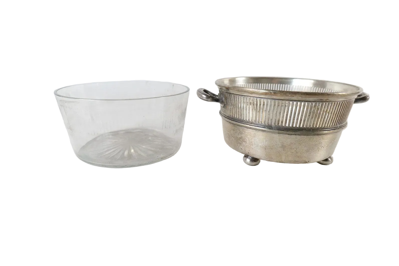 Gorham Silver and Crystal Wine Casket