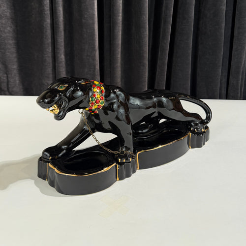 1950s Black Panther Candy Dish