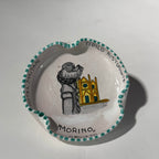 Vintage Belloni Orvieto Hotel Maitani Ceramic Dish