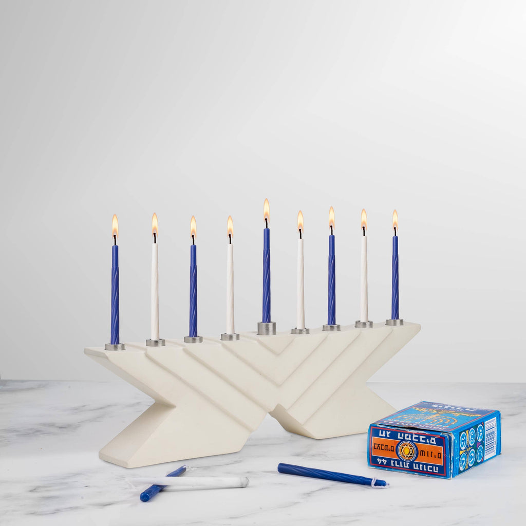 Frank Lloyd Wright X Menorah - Judaica - Chanukah