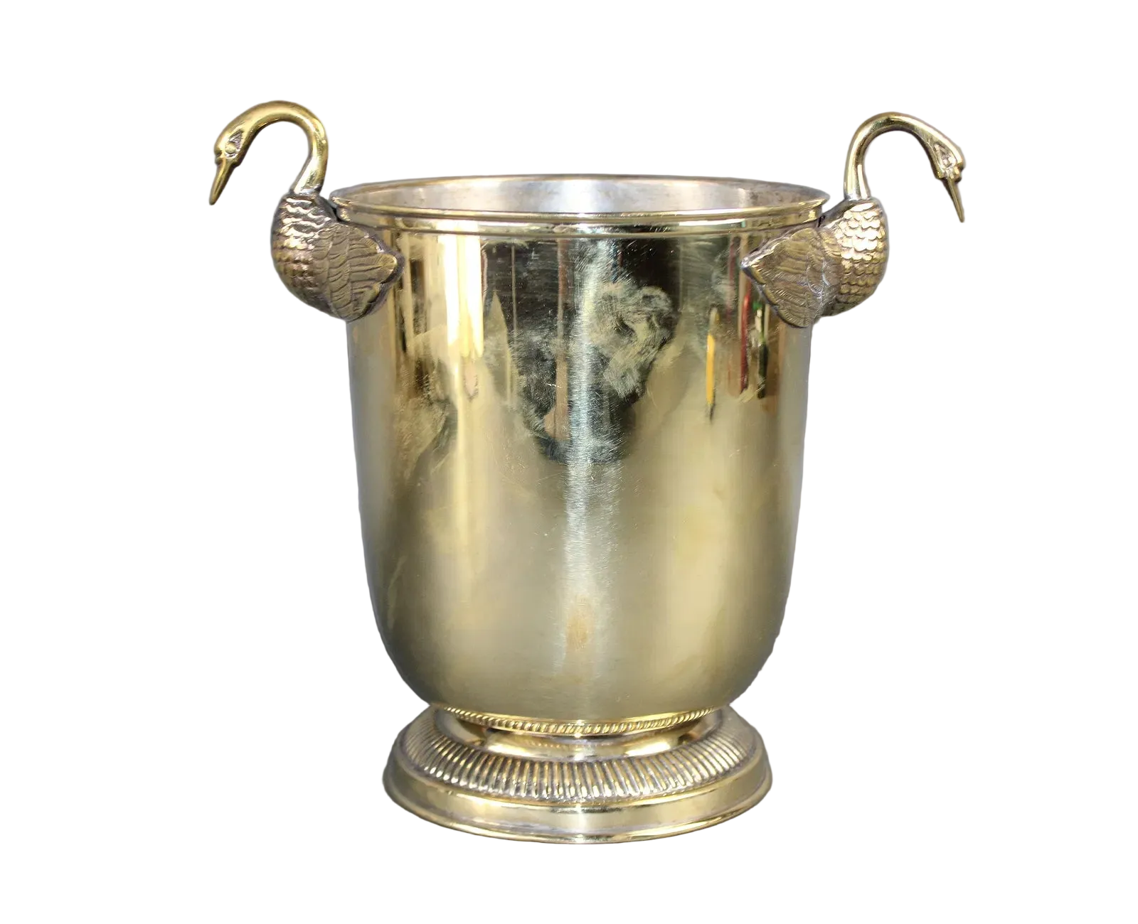 French Champagne Bucket with Swan Handles