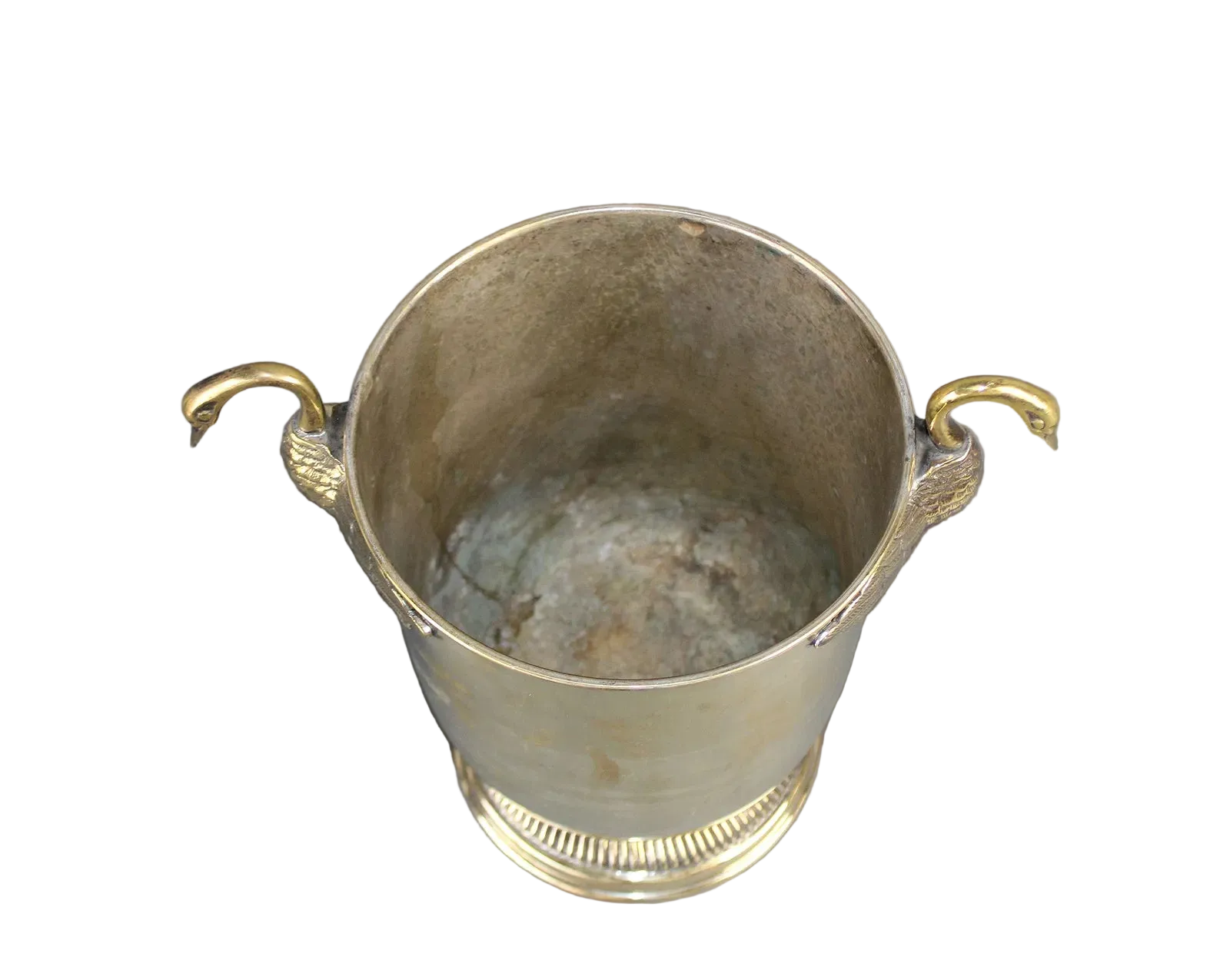 French Champagne Bucket with Swan Handles