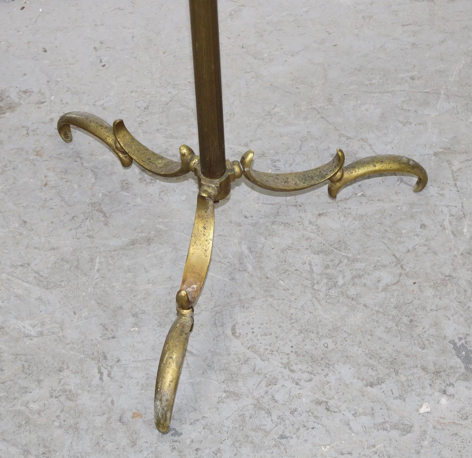 Vintage Fratelli Reguitti Brass Valet Stand / Gentleman's Wardrobe Servant