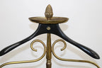 Vintage Fratelli Reguitti Brass Valet Stand / Gentleman's Wardrobe Servant