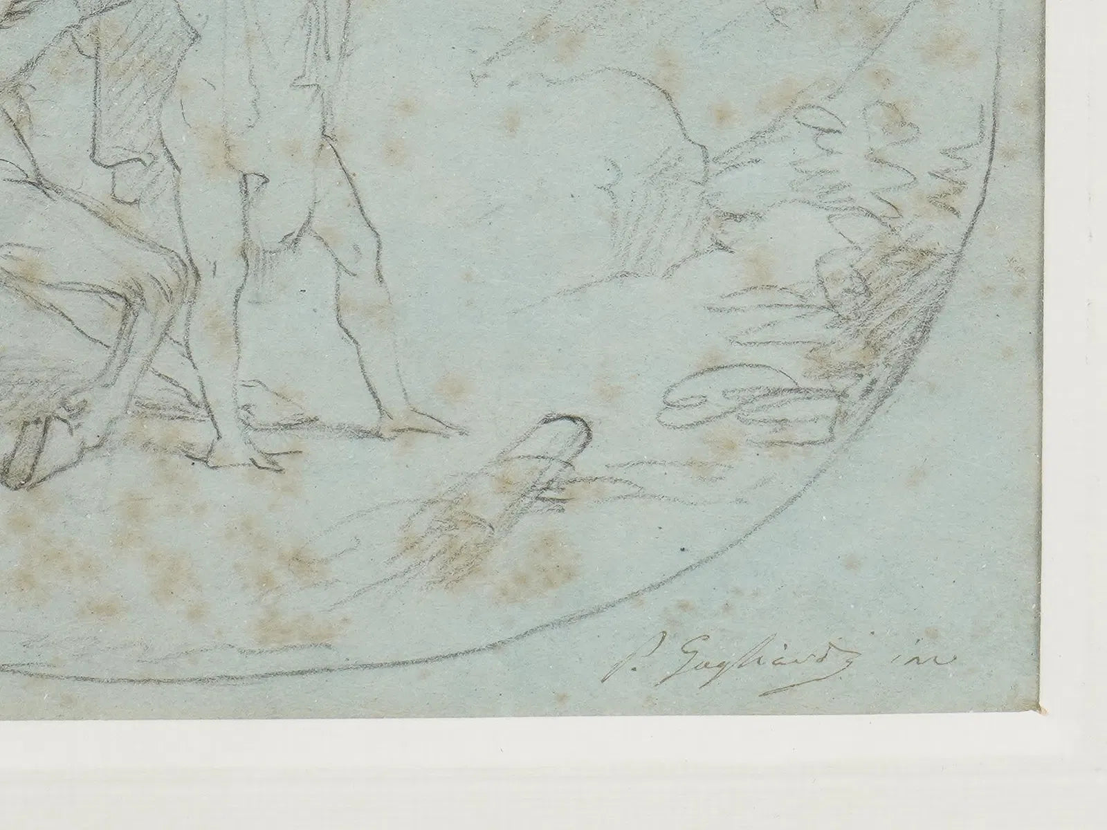 Pietro Gagliardi Mythological Fresco Study