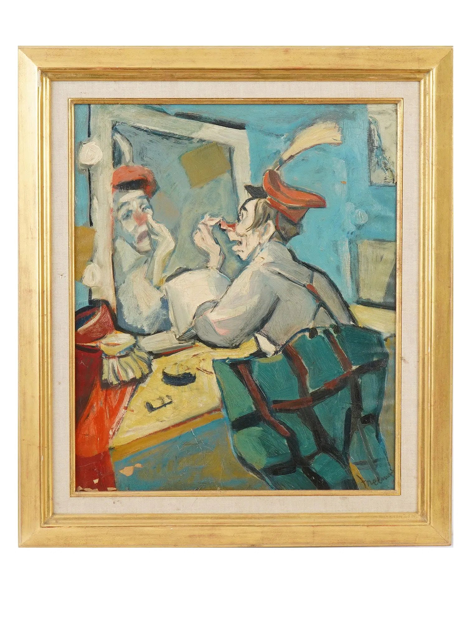 Don Freeman Clown in Dressing Room