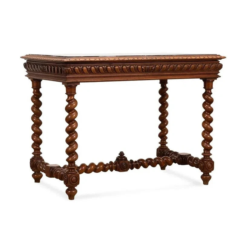 Louis XIII Style Barley Twist Writing Desk