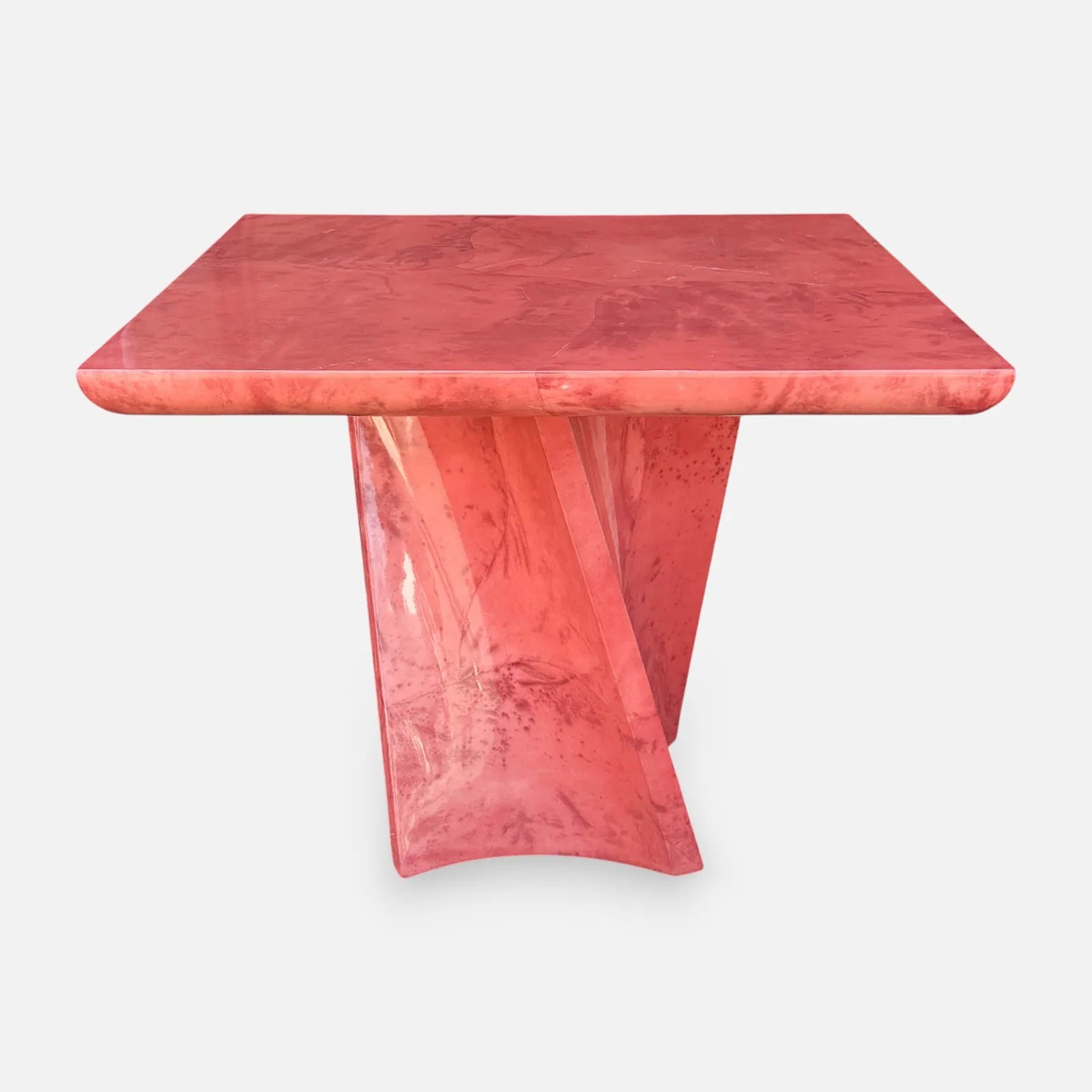 Goat Skin Jimeco Twist Square Dining