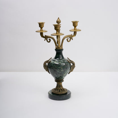 Green Marble Candelabra