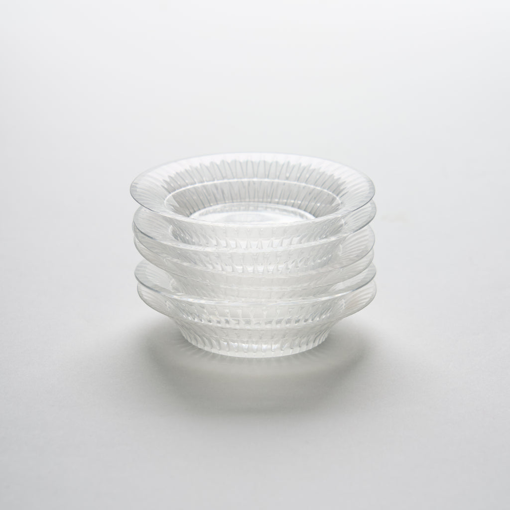 Lalique Bourgueil Butter Pat Dish