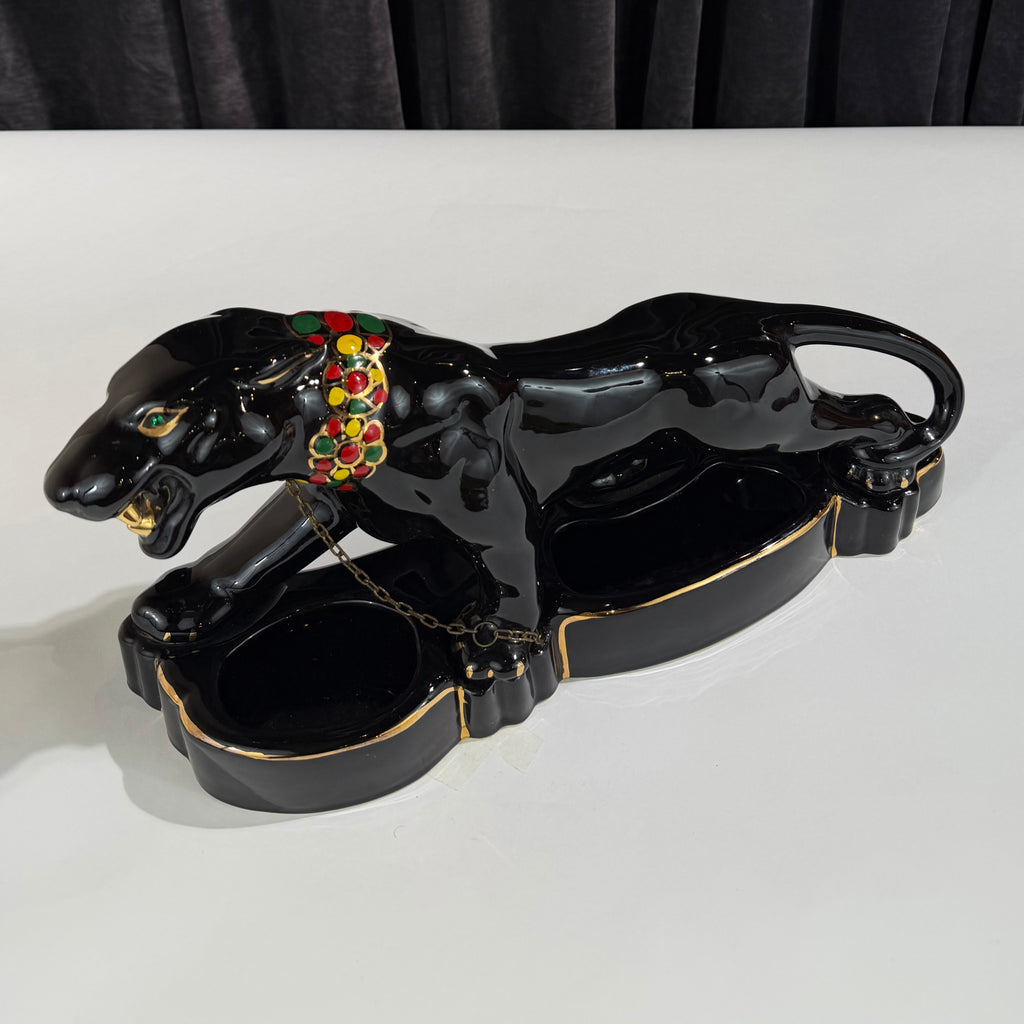 1950s Black Panther Candy Dish