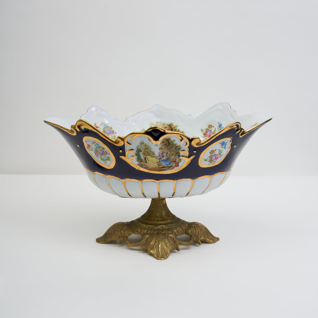 Sèvres Style Porcelain Pedestal Bowl