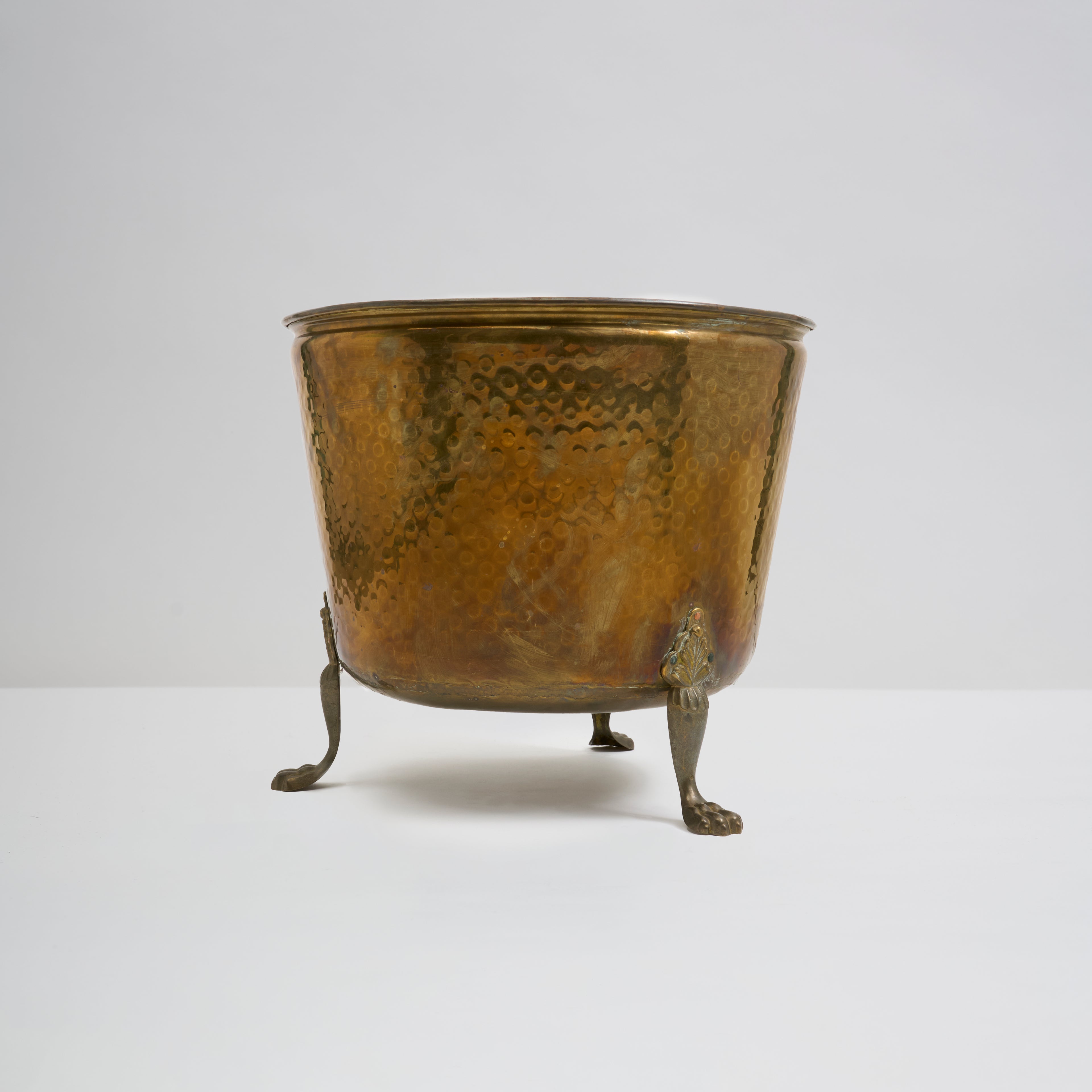Brass Cauldron Planter