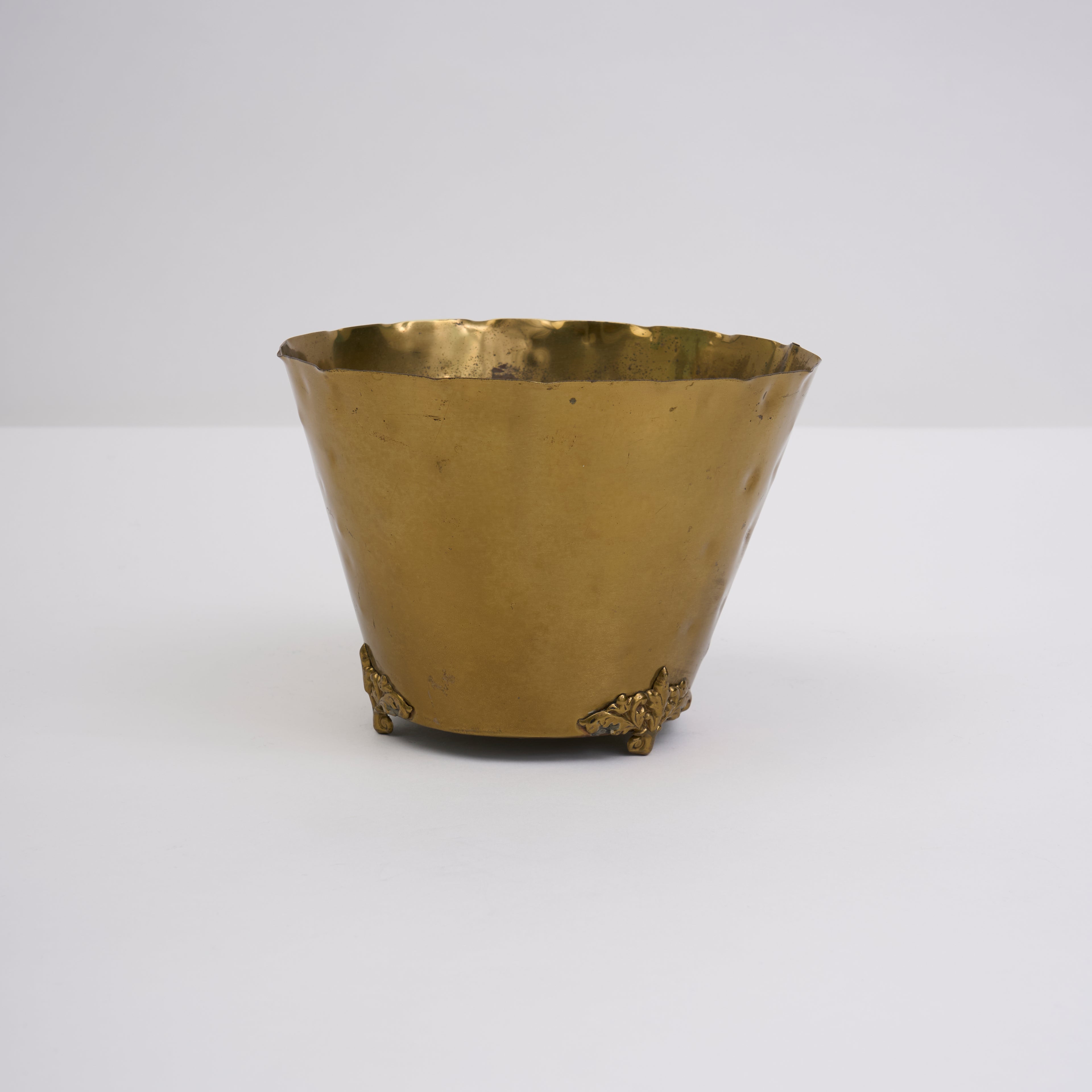 Brass Footed Pot