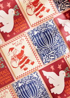 Merry Chrismukkah Folded A2 Greeting Card - Set of 10