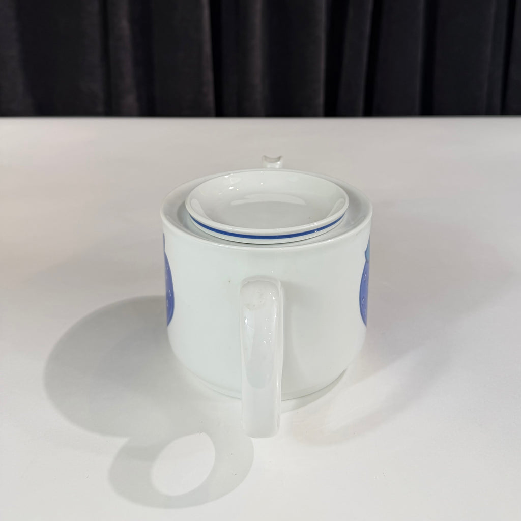 Richard Ginori "Fragoletta" Blue Strawberry Tea & Coffee Service