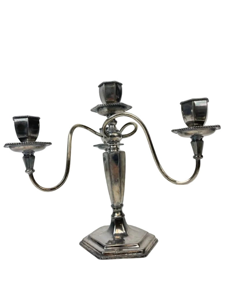 Poole Silver Co. 4-Arm Candelabra