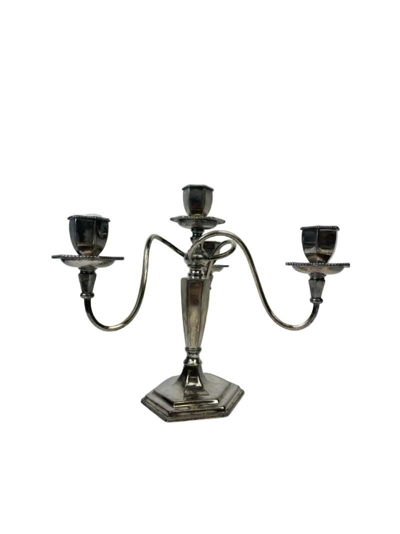 Poole Silver Co. 4-Arm Candelabra