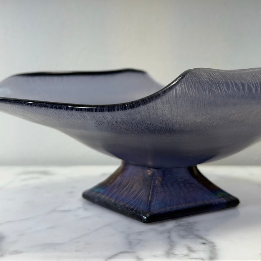 Northwood Tree of Life Purple Carnival Glass Bowl Early 20th Century