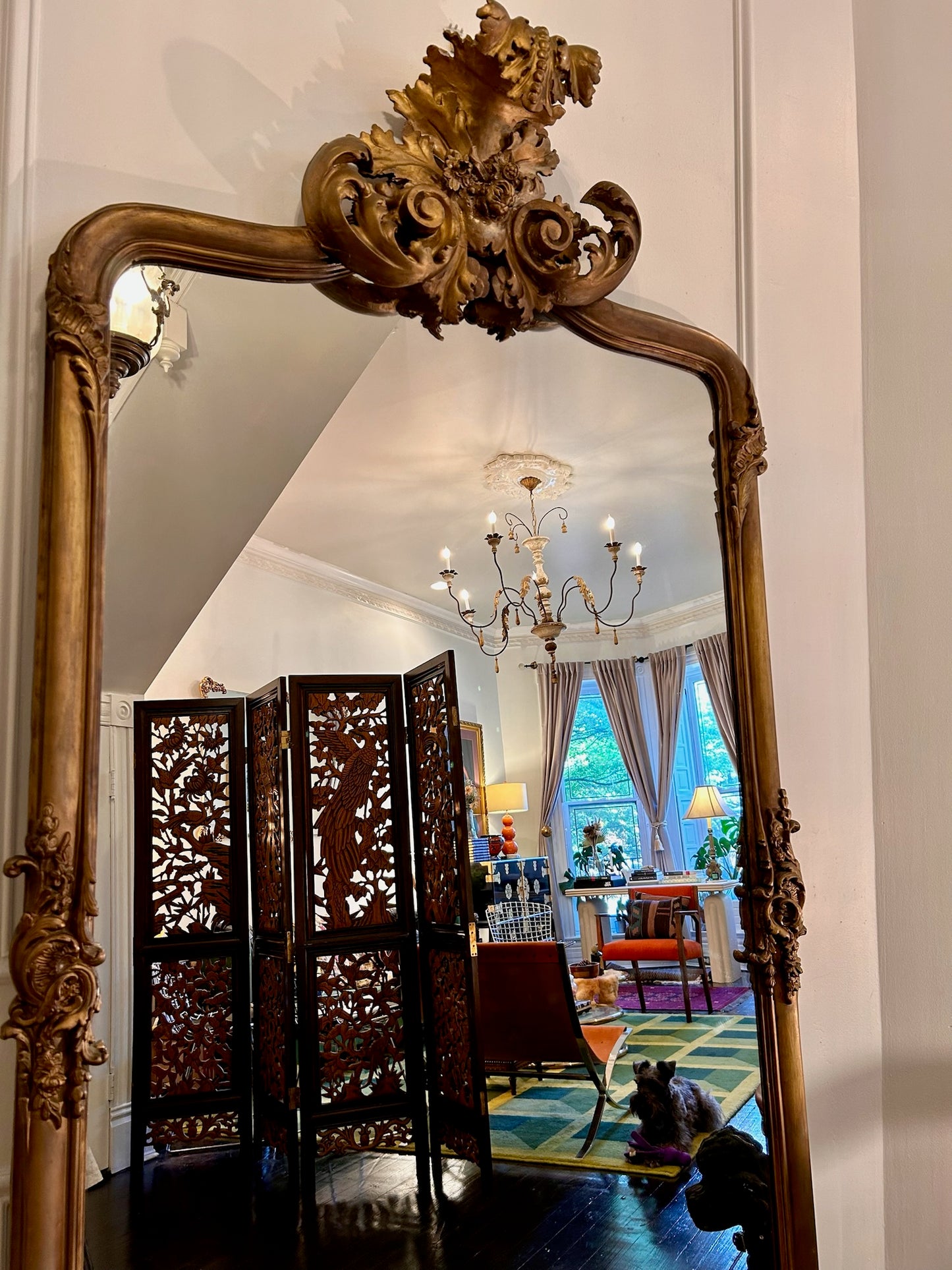 Large Gilt Pier Mirror