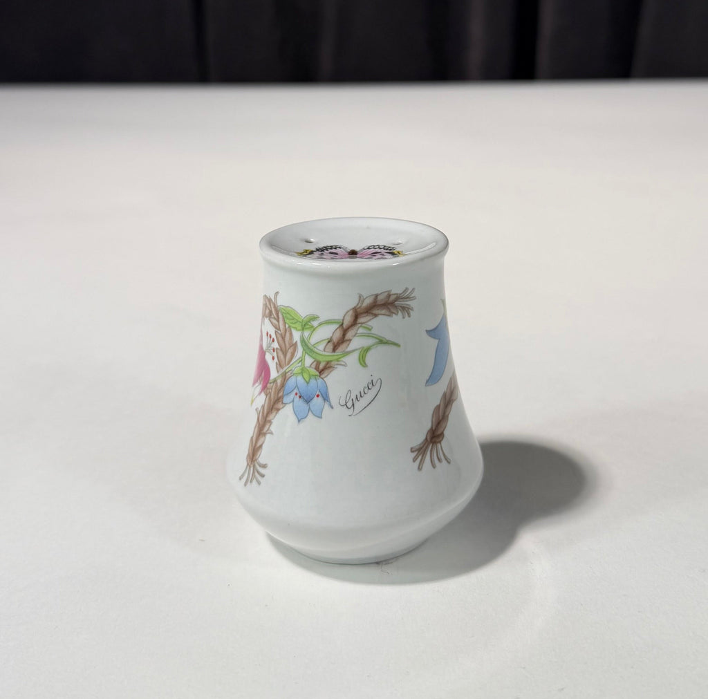 Vintage Gucci Flora Print Salt Shaker