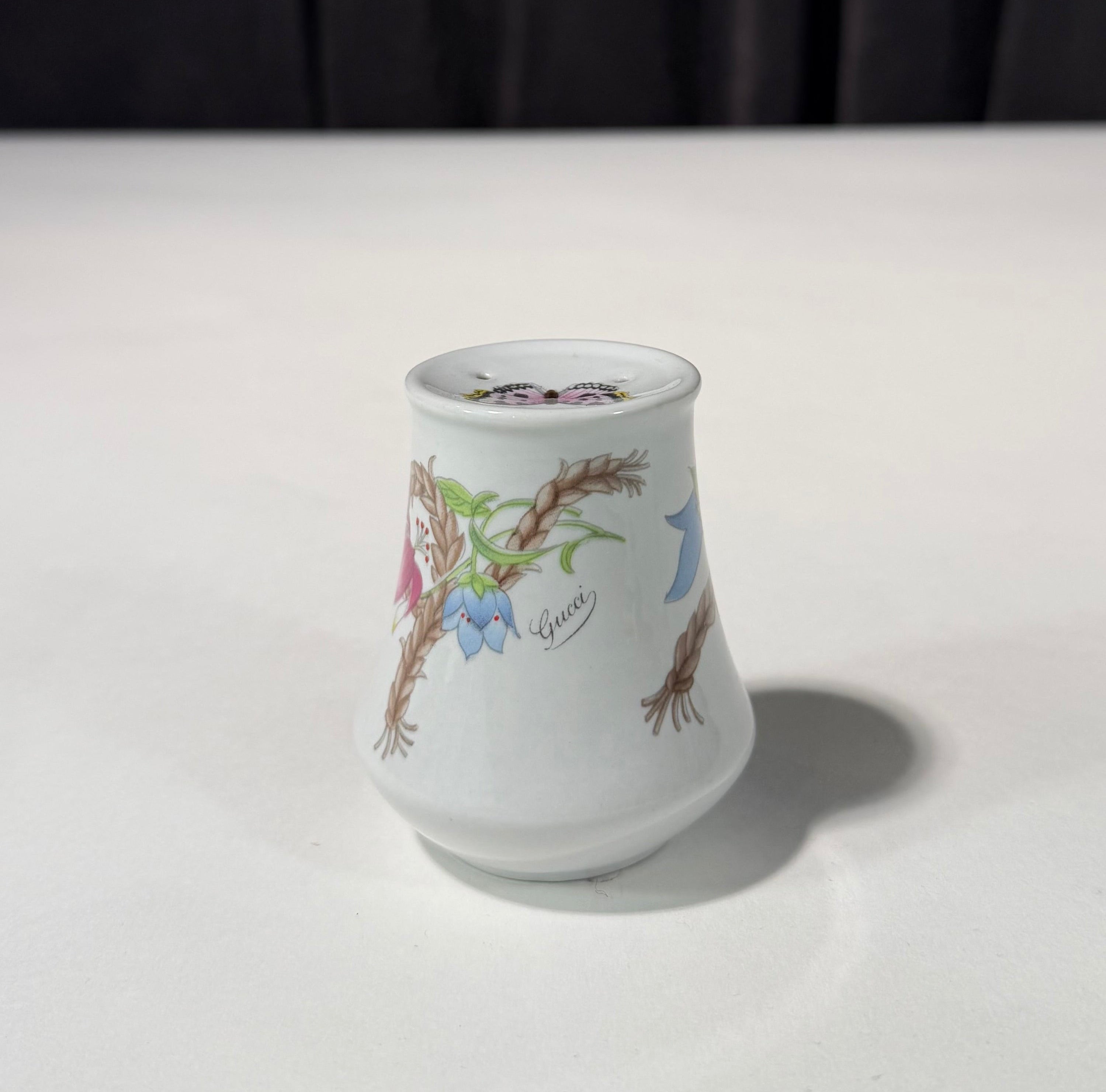 Vintage Gucci Flora Print Salt Shaker