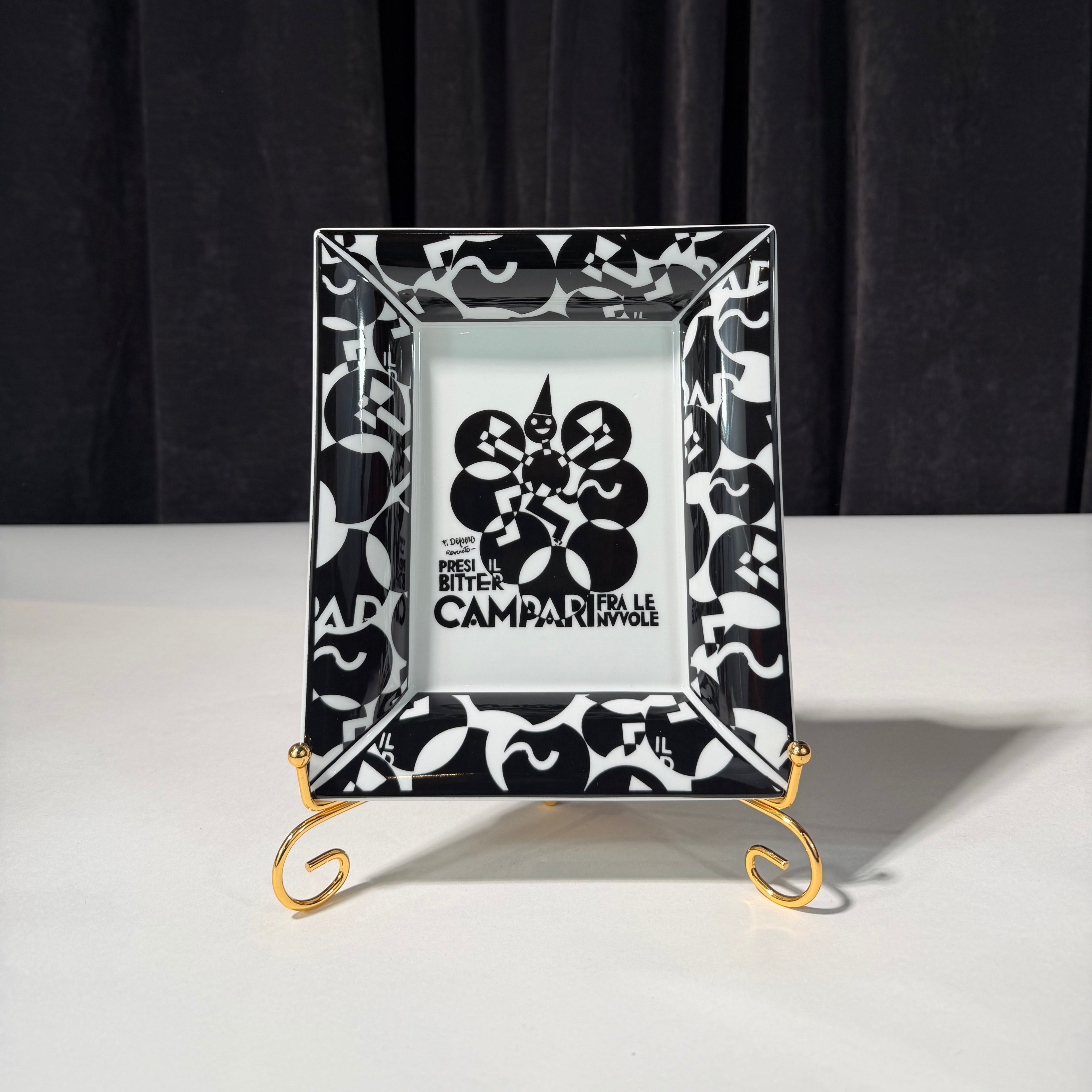 Campari Fortunato Depero Ash Tray