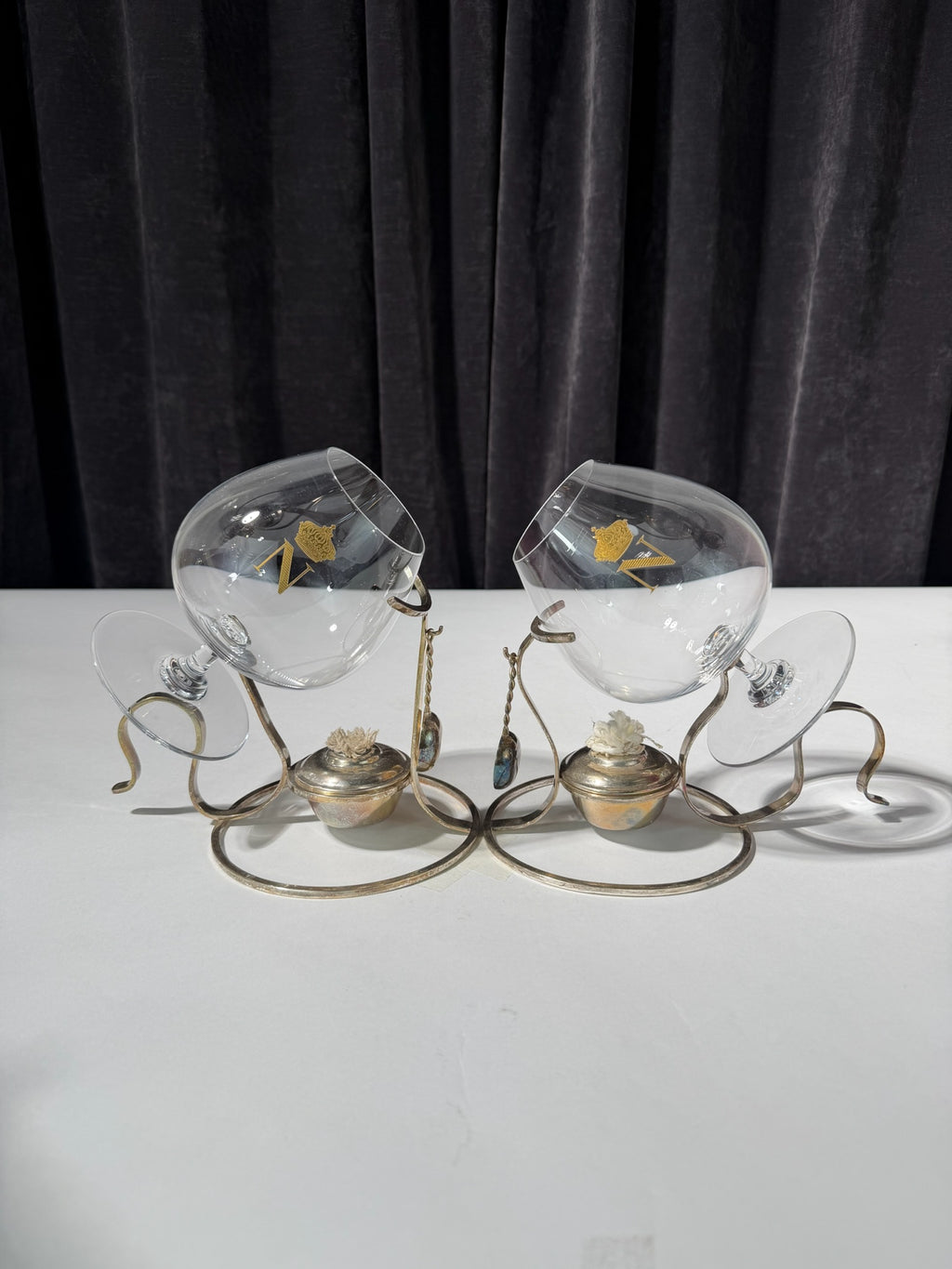 Baccarat Napoleon Brandy & Cognac Warmer Set
