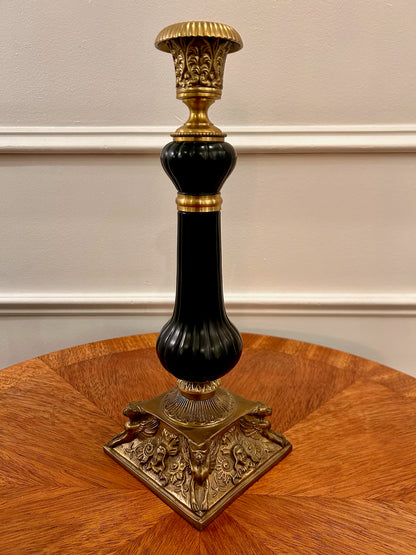 Gold and Black Candlestick